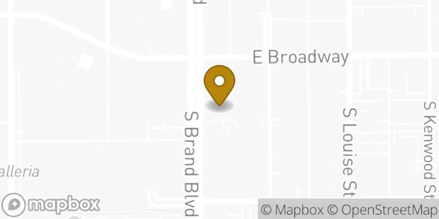 Map showing the location of Amazon Locker - Pelion in Glendale, CA 91204