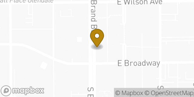 Map showing the location of Subway in Glendale, CA 91203