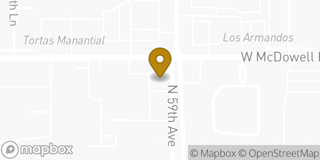 Map showing the location of ATM 7ELEVEN-FCTI in Phoenix, AZ
