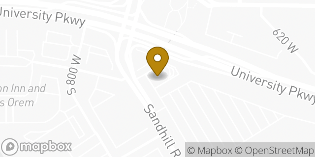 Map showing the location of McDonald's in Orem, UT 84058