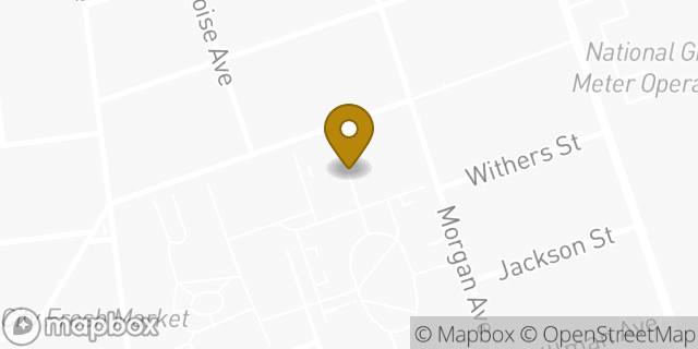 Map showing the location of Amazon Locker - Eating in Brooklyn, NY 11222