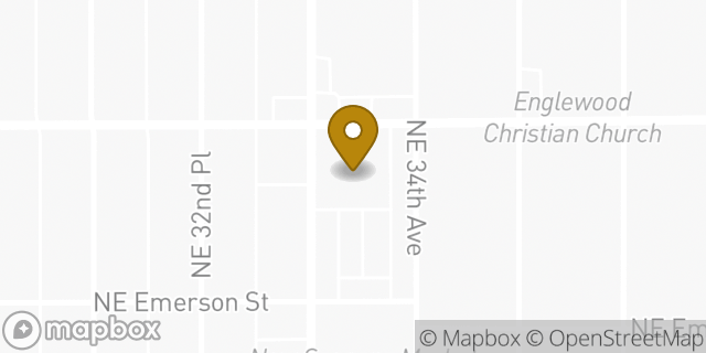 Map showing the location of ATM Walgreens in Portland, OR
