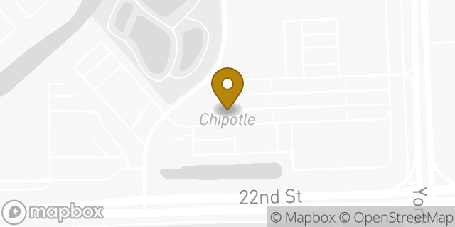 Map showing the location of Chipotle Mexican Grill in Oak Brook, IL 60523