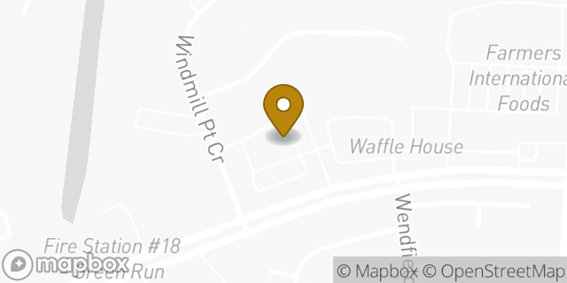 Map showing the location of Amazon Locker - Paea in Virginia Beach, VA 23453