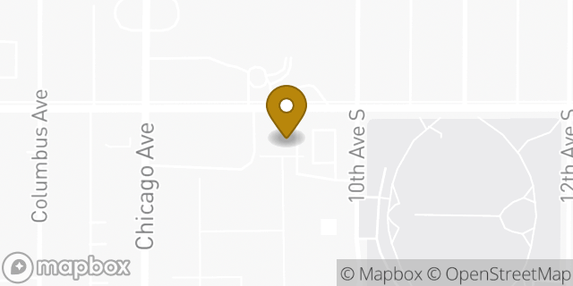Map showing the location of Phillips Eye Institute in Minneapolis, MN 55404