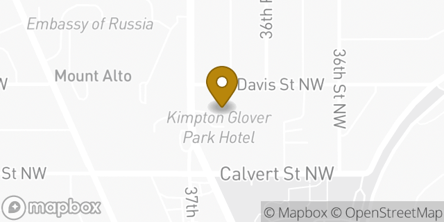 Map showing the location of Enterprise in Cathedral Heights, DC 20007