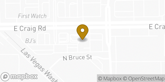 Map showing the location of AutoZone Auto Parts in North Las Vegas, NV 89030