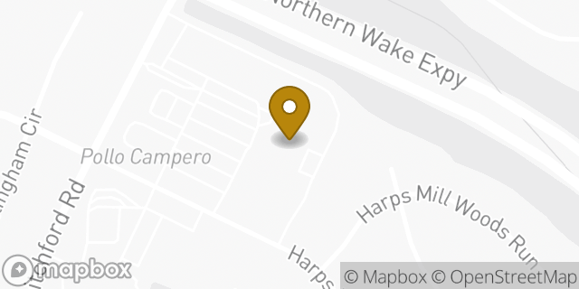 Map showing the location of HOTWORX - Raleigh, NC - North Raleigh in Raleigh, NC 27615
