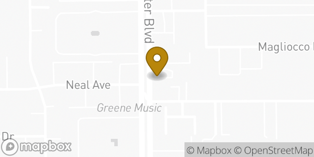 Map showing the location of Dunkin' in San Jose, CA 95128