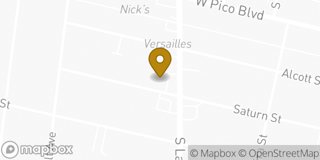 Map showing the location of ATM 7ELEVEN-FCTI in Los Angeles, CA 90035