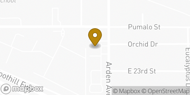 Map showing the location of ATM 7ELEVEN-FCTI in San Bernardino, CA 92040
