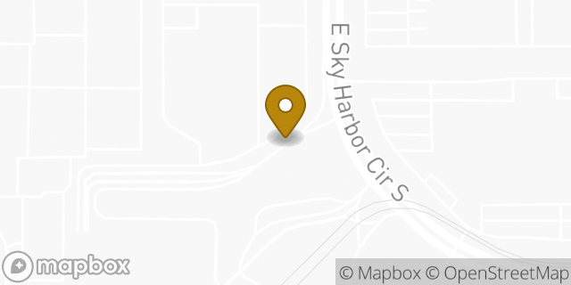 Map showing the location of Enterprise Rent-A-Car in Phoenix, AZ 85034