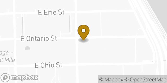 Map showing the location of Starbucks in Chicago, IL 60611