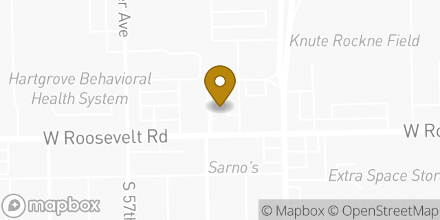 Map showing the location of McDonald's in Chicago, IL 60644