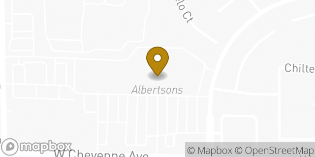 Map showing the location of Albertsons in Las Vegas, NV 89129