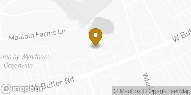 Map showing the location of Amazon Locker - Decorator in MAULDIN, SC 29662