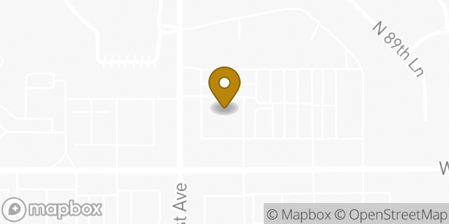 Map showing the location of ATM Walgreens in Peoria, AZ 85382