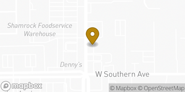 Map showing the location of 7-Eleven in Mesa, AZ 85210