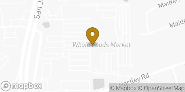 Map showing the location of Whole Foods Market in Jacksonville, FL 32257