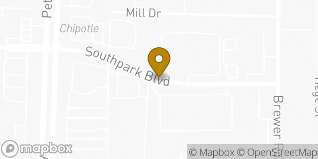 Map showing the location of Chipotle Mexican Grill in Winston-Salem, NC 27127