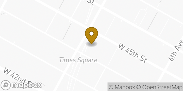 Map showing the location of Old Navy in New York, NY 10036