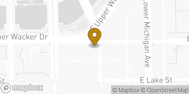 Map showing the location of Amazon Locker - Turtle in Chicago, IL 60601