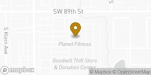 Map showing the location of Planet Fitness in Oklahoma City, OK 73139