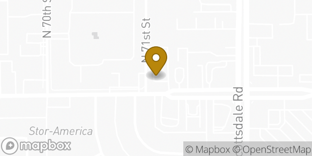 Map showing the location of Whataburger in Scottsdale, AZ 85251