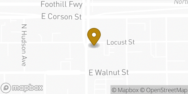 Map showing the location of The UPS Store in Pasadena, CA 91101
