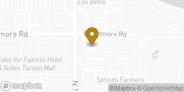 Map showing the location of Amazon Locker - Meet in Tucson, AZ 85719