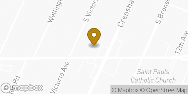 Map showing the location of ATM 7ELEVEN-FCTI in Los Angeles, CA 90016
