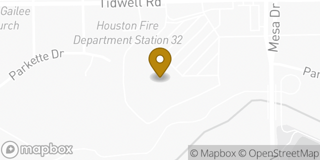 Map showing the location of Coinme in Houston, TX 77028