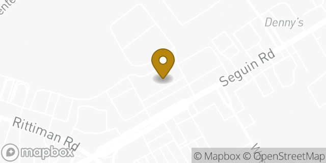 Map showing the location of The UPS Store in San Antonio, TX 78244