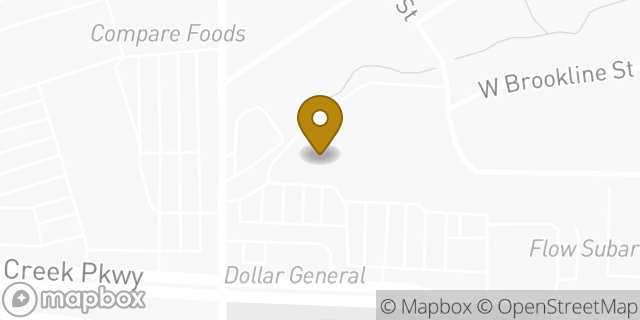 Map showing the location of AutoZone Auto Parts in Winston-Salem, NC 27127