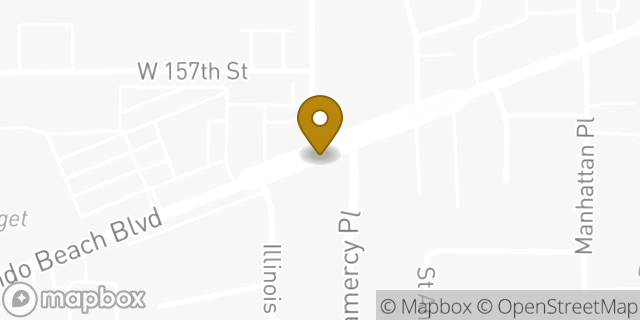 Map showing the location of Gardena - Redondo Beach Blvd HLE in Gardena, CA 90247