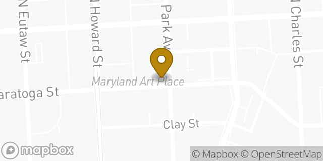 Map showing the location of La Quinta Inn and Suites in Baltimore, MD 21201