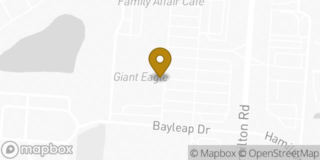 Map showing the location of Amazon Locker - Pardha in Groveport, OH 43125