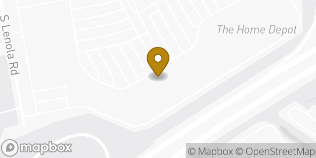 Map showing the location of Amazon Locker - Morfeo in Mount Laurel, NJ 08054