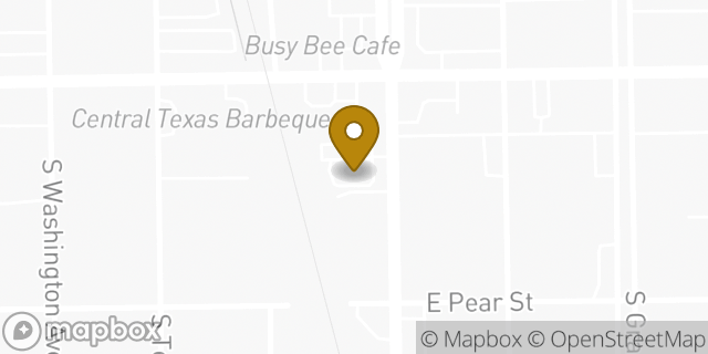Map showing the location of Main & Broadway in Pearland, TX 77581