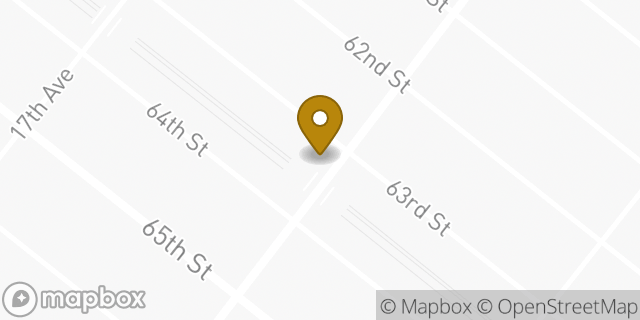 Map showing the location of Dunkin' in Brooklyn, NY 11204