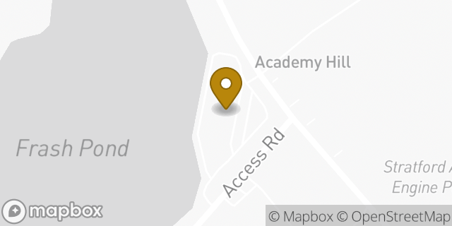 Map showing the location of Amazon Locker - Nuh in STRATFORD, CT 06615