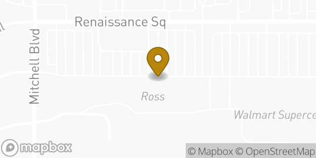 Map showing the location of Amazon Locker - Intelligence in Fort Worth, TX 76105