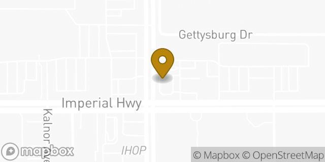 Map showing the location of McDonald's in Norwalk, CA 90650