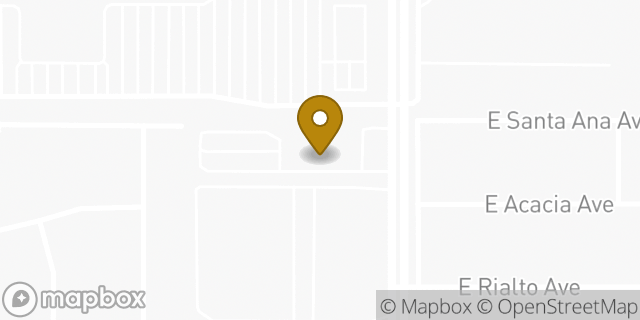 Map showing the location of Kaiser Permanente in Fresno, CA 93726