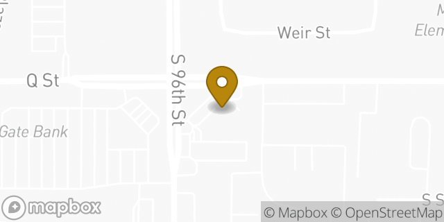 Map showing the location of Amazon Locker - Wonderment in Omaha, NE 68127
