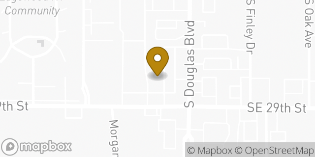 Map showing the location of Amazon Locker - Wam in Oklahoma City, OK 73110