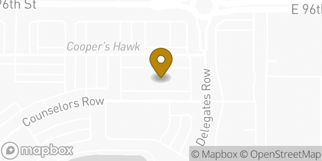 Map showing the location of Subway in Indianapolis, IN 46240