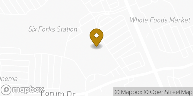 Map showing the location of Target in Raleigh, NC 27615