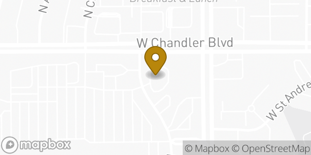 Map showing the location of Chipotle Mexican Grill in Chandler, AZ 85224