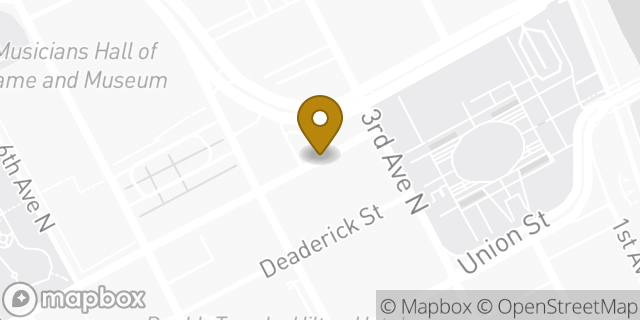 Map showing the location of Nashville Box Truck Rentals in Nashville, TN 37209